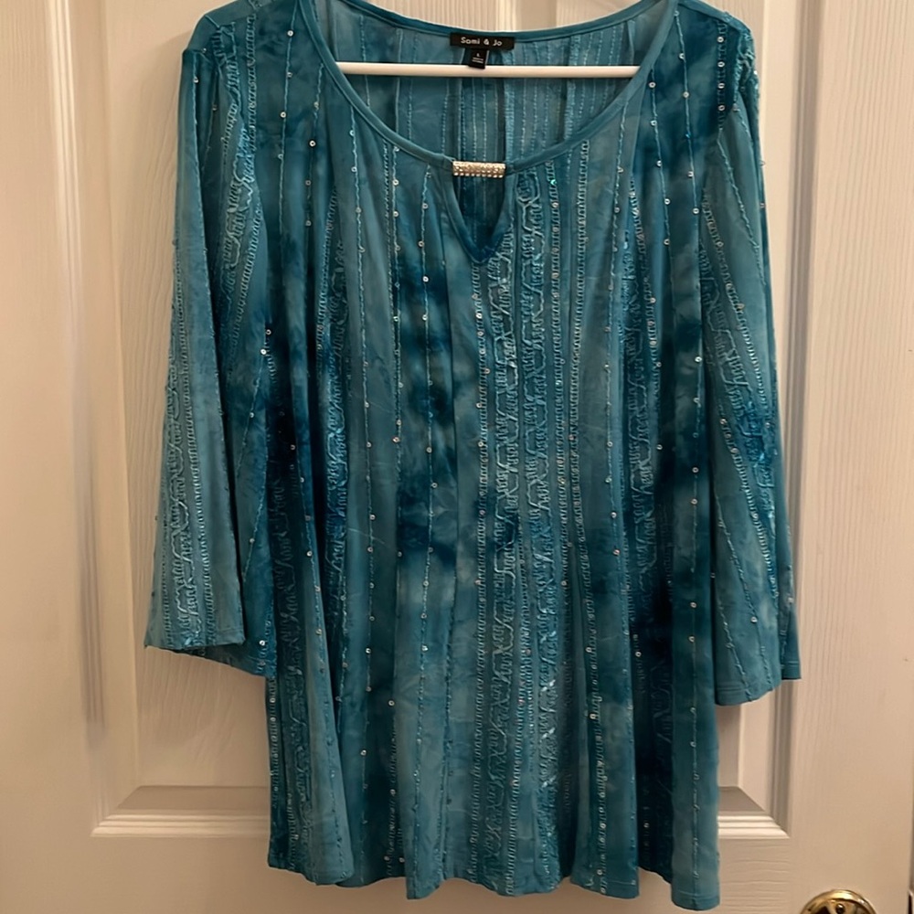 Beautiful Sami & Jo Turquoise Blouse